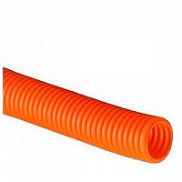 Труба ПНД гибкая гофрированная, д.20мм² цвет оранжевый, с кабелем 3х2,5ВВГнгLS РЭК ГОСТ+,100 м (упак.... | код. 7S920100 |  DKC